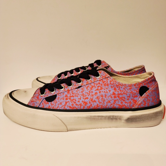 ARTICLE NO. 1007 Low-top Vulcanized Sneaker Purple/Red Men's Size 8 - Picture 7 of 11